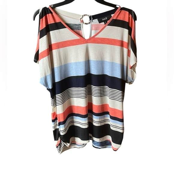 Naif Women’s Striped Blouse - Picture 1 of 4